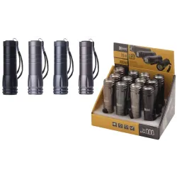 Lukturis COB 3W 3x AAA, metālisks, 100lm, EMOS