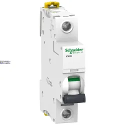Schneider Electric A9F74101 — automātslēdzis Acti9 iC60, 1P, 1 A, 6 kA, C Curve