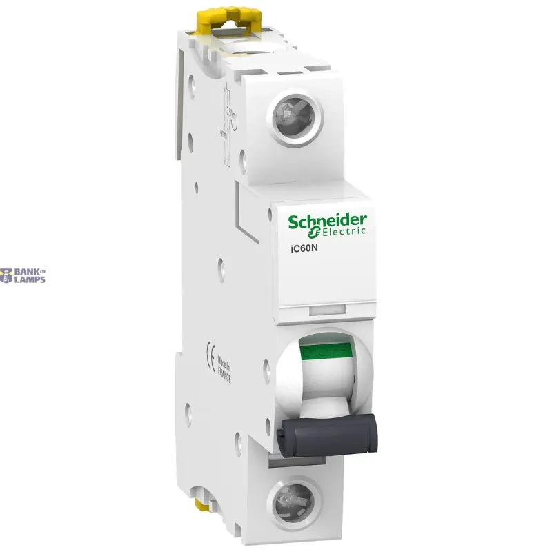 Schneider Electric Miniature Circuit Breaker Acti9 iC60, 1P, 1 A, 6 kA, C Curve A9F74101