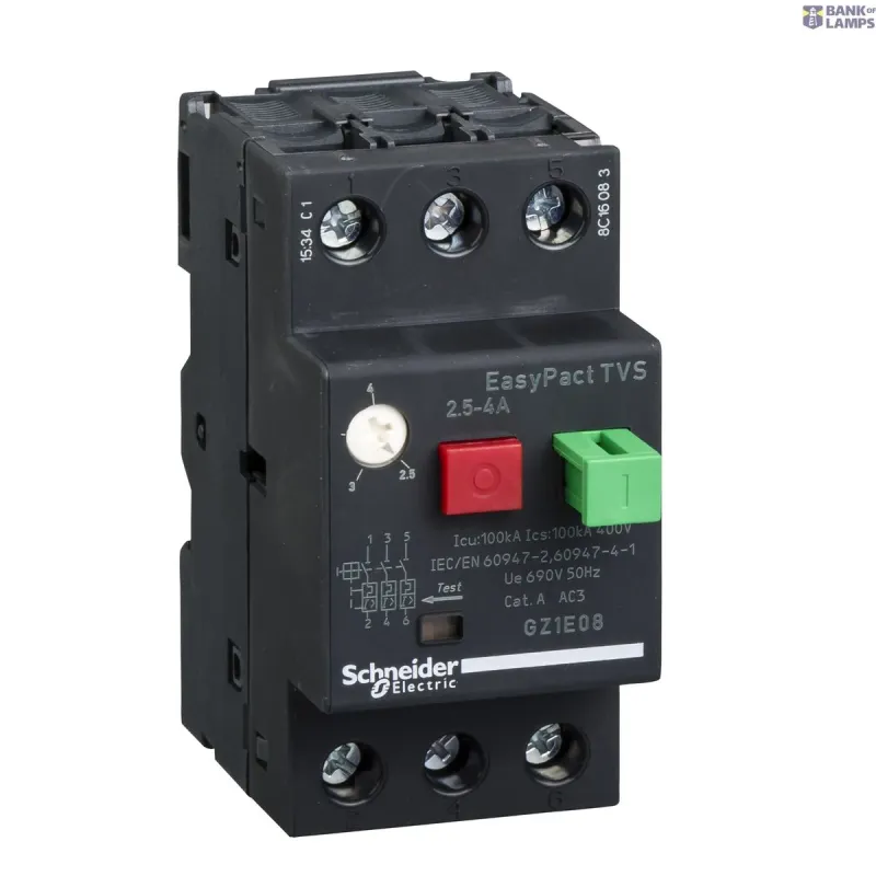 Schneider Electric Motor Protection Circuit Breaker Easypact Switch, 4 A GZ1E08