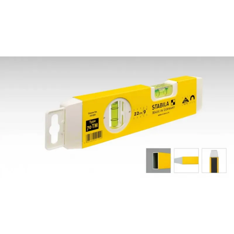 Stabila 70 TM sērijas līmeņrādis 22cm, Stabila 02190
