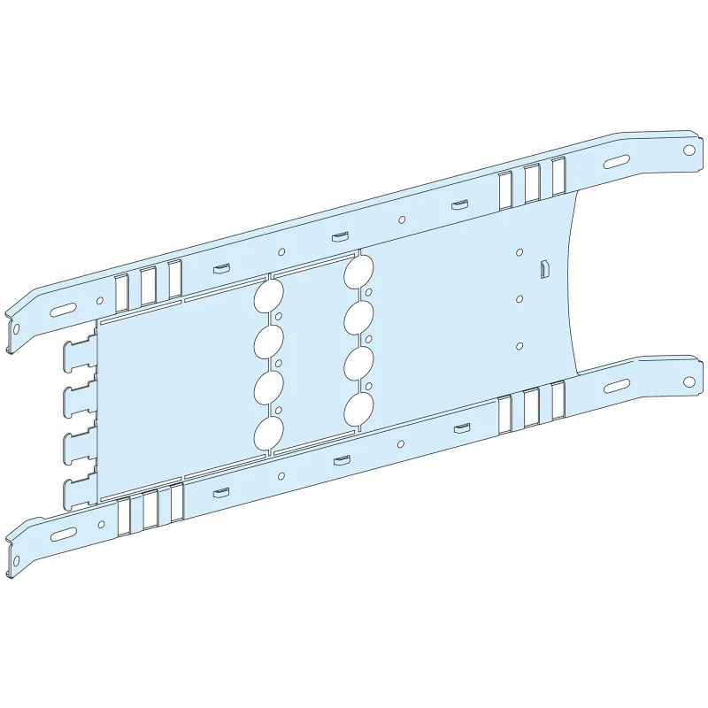 Schneider Electric Mounting Plate PrismaSeT P VIGI, 4P, 250A, 192×650mm, White LVS03412