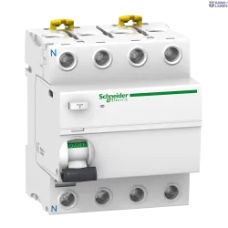 Schneider Electric A9R61440 — Residual Current Circuit Breaker Acti9 iIDK RCCB, 4P, 40A, Iid - RCCB - 30mA - Type A-SI