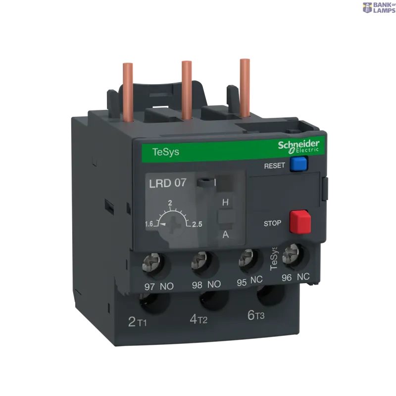 Schneider Electric Differential Thermal Overload Relay TeSys LRD /TeSys Deca LRD07