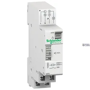 Schneider Electric 15363 — Electromechanical Timer Acti9 MIN, 230 V AC, IP20