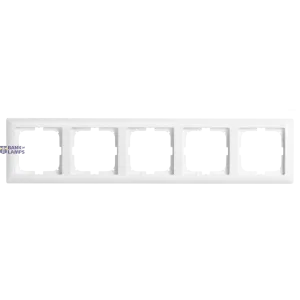 Cover Frame 5V Basic 55 White Cover Frame 5V Basic 55 White