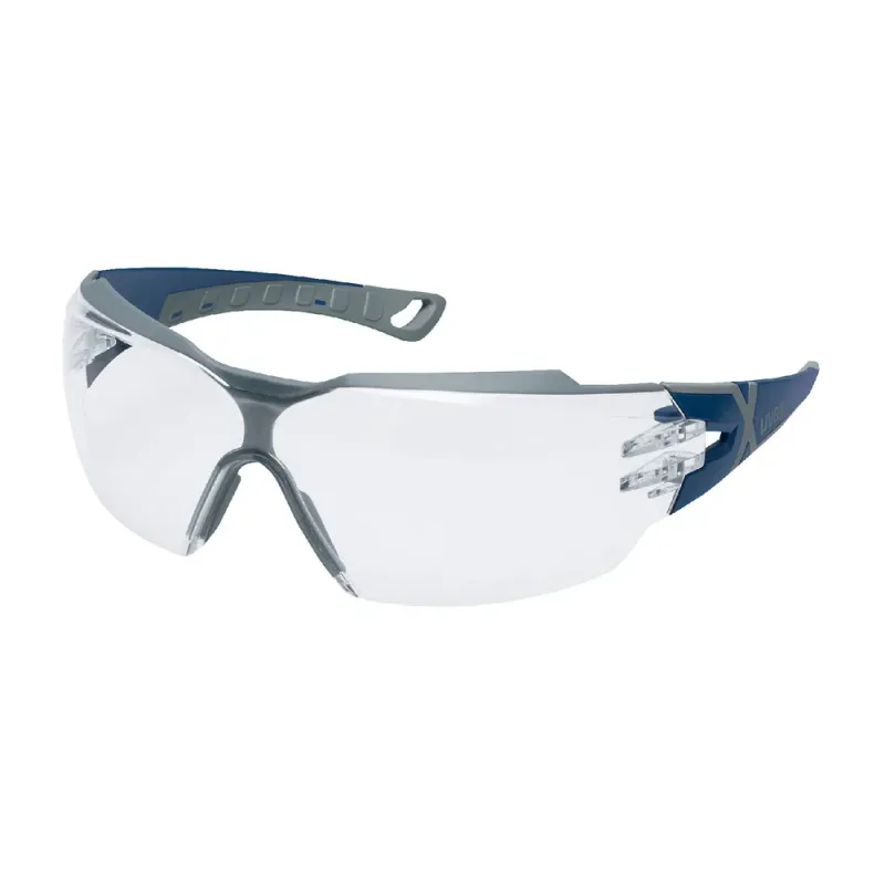 UVEX Safety spectacles UVEX PHEOS CX2, transparent; blue frame 80-9198257
