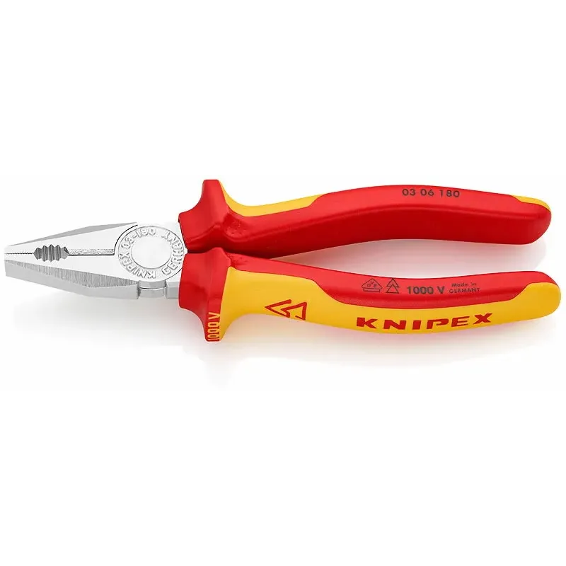 Knipex Kombinētās knaibles VDE 180mm, Knipex 0306180