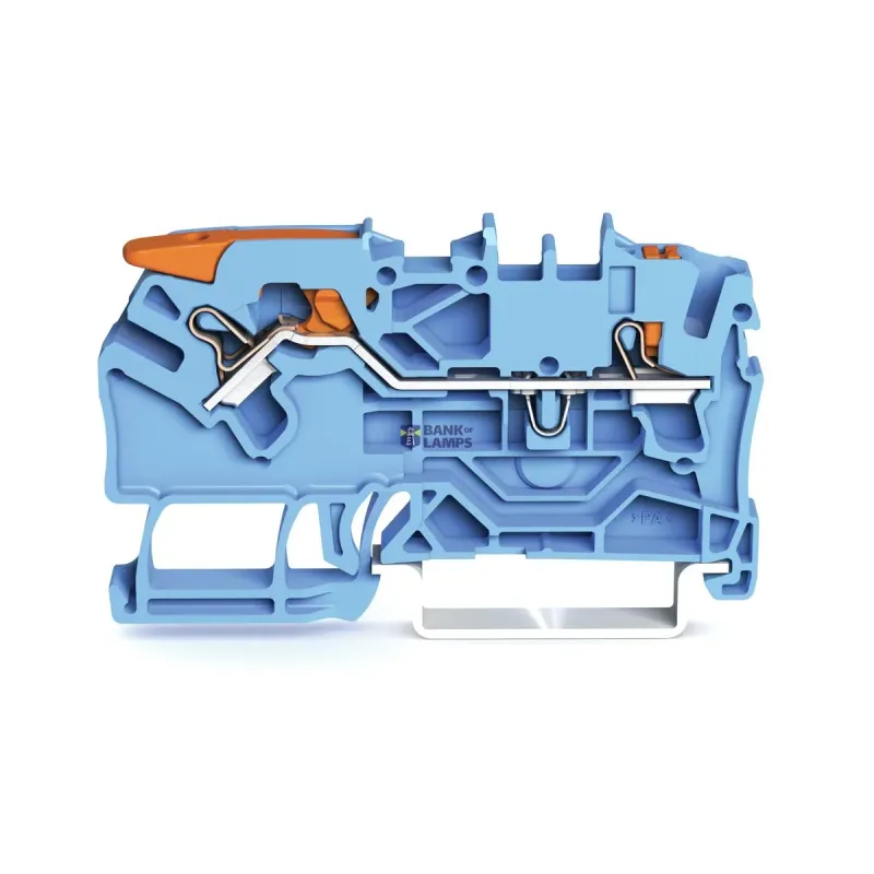WAGO Through Terminal Block 2-Conductor, 2.5 mm², With Lever and 2102-5204