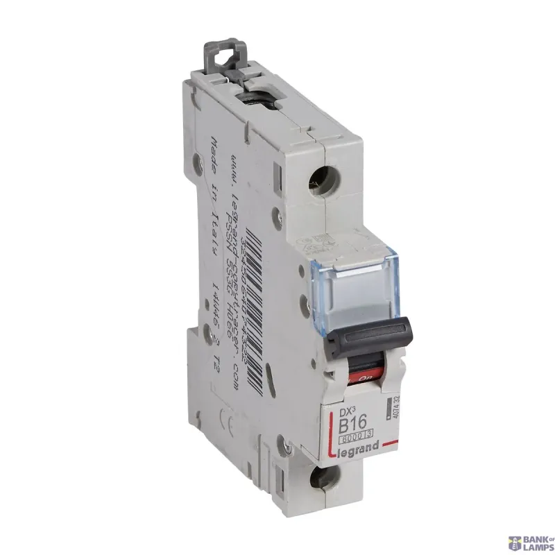 Legrand Miniature Circuit Breaker DX3 16 A, 400 V, 1P, 10kA, 230 V 407432