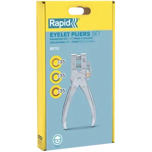 eyelet pliers RP05 for 4mm eyelets + 100 eyelets, Rapid
