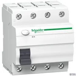 Schneider Electric A9Z06440 — Residual Current Circuit Breaker Acti9 ID K Biconnect 4P, 40A, ID K - Residual Current - 300mA - Type AC