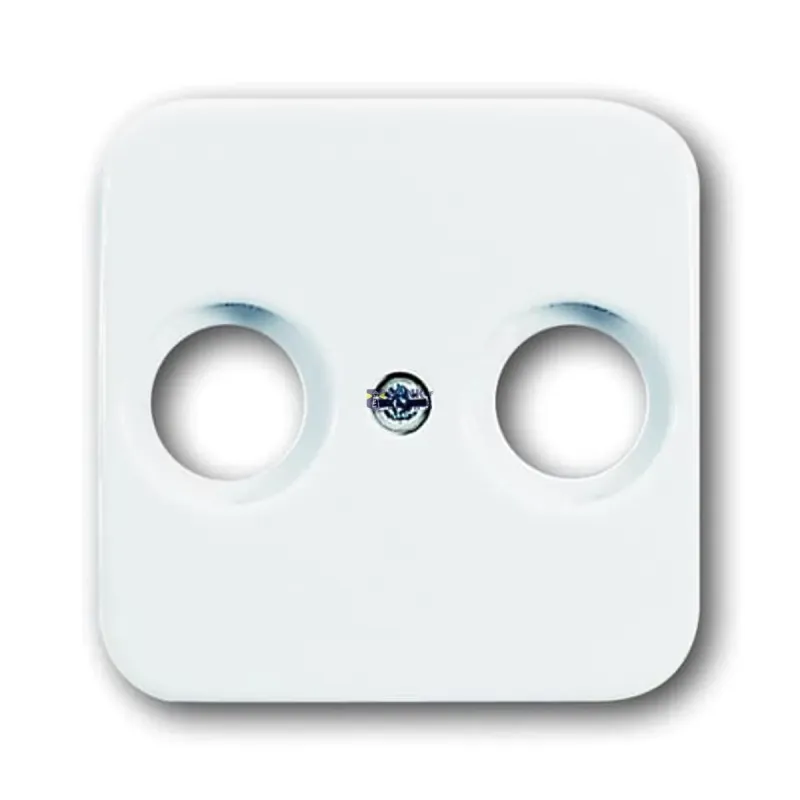 Busch-Jaeger TV Socket Cover Reflex SI 2531-214-500 2-Gang Alpine White 2CKA001724A4326