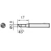 Pro'sKit Rezerves uzgalis 2C tipam (I.D.: 4,0 mm, O.D.: 6,3 mm) 5SI-216N-2C