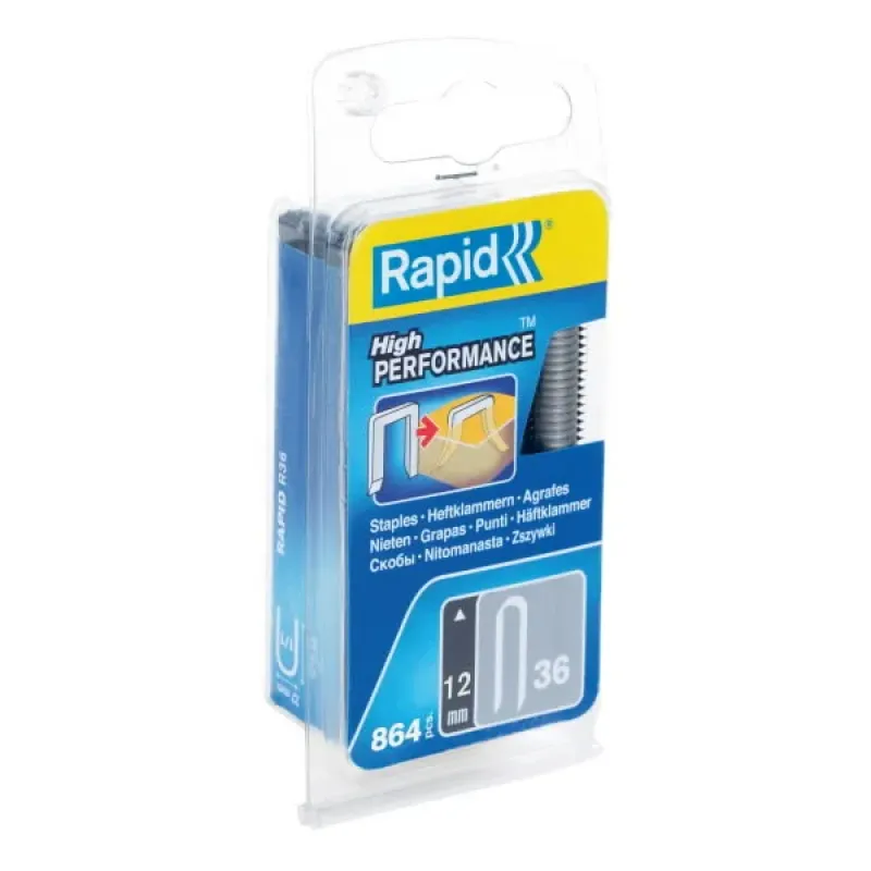 Rapid Vadu skavas, 864 gab,12mm,blister 36/12, Rapid 40109626
