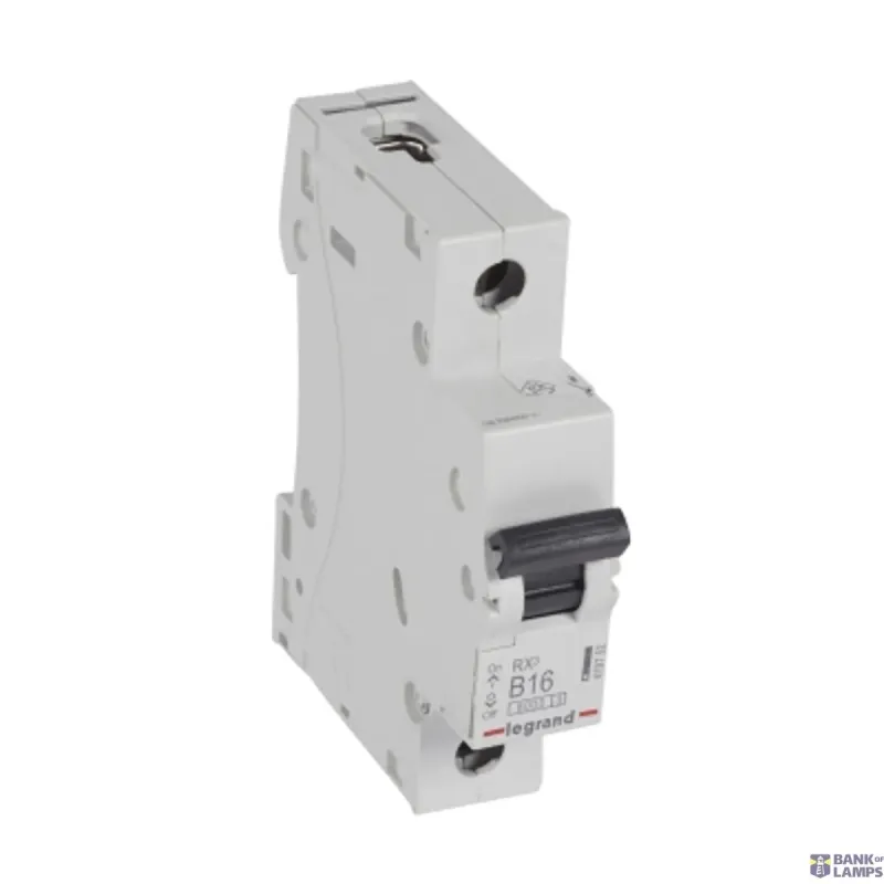 Legrand Miniature Circuit Breaker RX³, 1P, 16A, Curve B, 6kA, 230V 419752