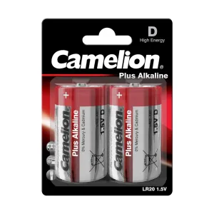 Elementi Alkaline, LR20-BP2, D, CAMELION, 2 gab. Elementi Alkaline, LR20-BP2, D, CAMELION, 2 gab.