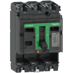 Schneider Electric C16H3 — Circuit Breaker Basic Frame ComPact NSX NSX160H, 3P, 70kA, 415V AC, 10kA, Poles Description: 3P Schneider Electric C16H3 — Circuit Breaker Basic Frame ComPact NSX NSX160H, 3P, 70kA, 415V AC, 10kA, Poles Description: 3P