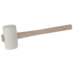 Gumijas āmurs 735 g, balts 735g, KS Tools