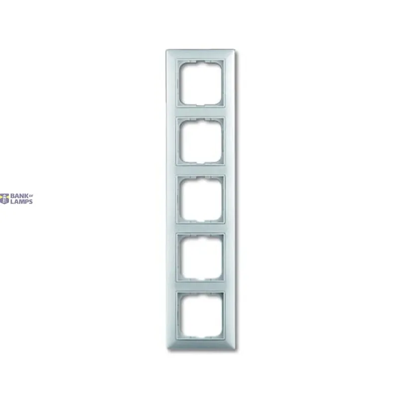 Busch-Jaeger 2515-92-507 Cover Frame 5gang(s) white - Basic55 2CKA001725A1488