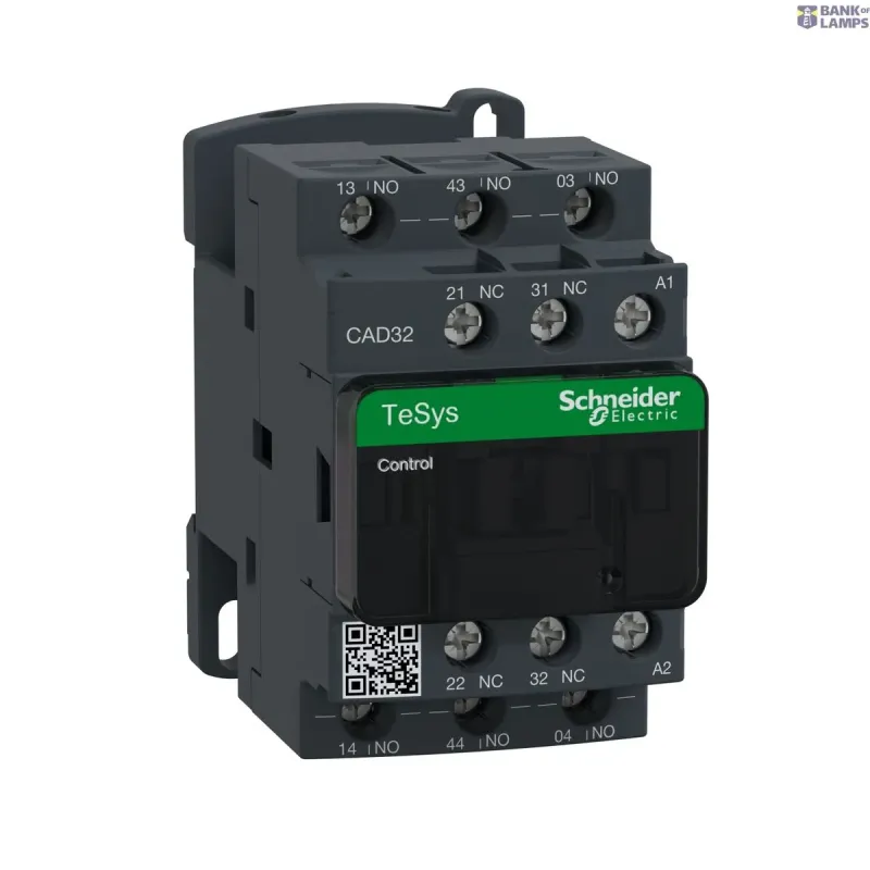Schneider Electric Control Relay TeSys CAD, 690 V, 3NO, IP2X front face, 24 V CAD32B7
