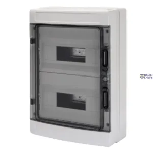 GEWISS GW40104 — Distribution Board With Panels With Window And Extractable Frame, Pre- Arranged For Terminal Block, (12x2) 24m Ip65
