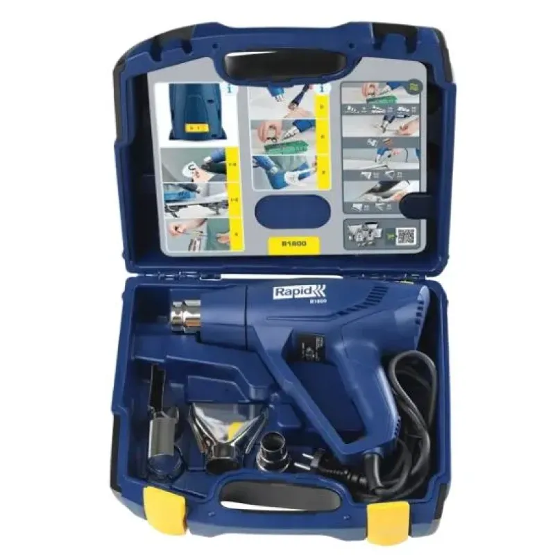 Rapid Karstā gaisa pistole R1800 Case ar koferi un piederumiem 5001350