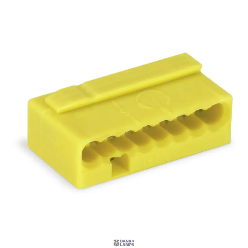 WAGO Micro Push Wire® Connector for Junction Boxes 8-Conductor 243-508