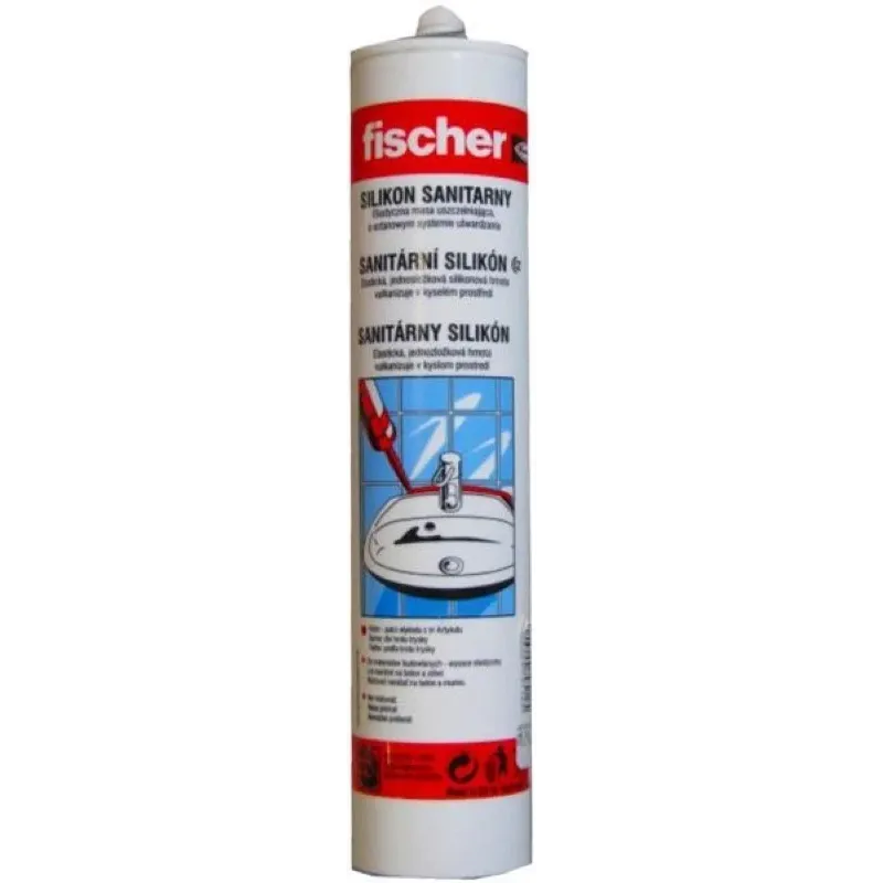 Fischer Sanitār. silikona herm. Fischer, balts 61-79515