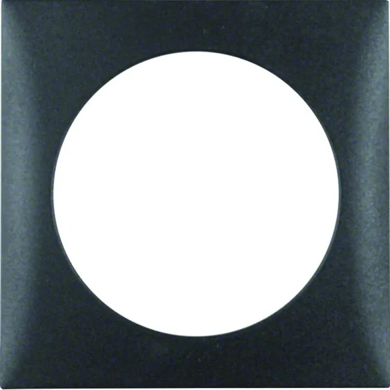 Berker Integro Flow Frame, 1-Gang Anthracite Matt 918272505