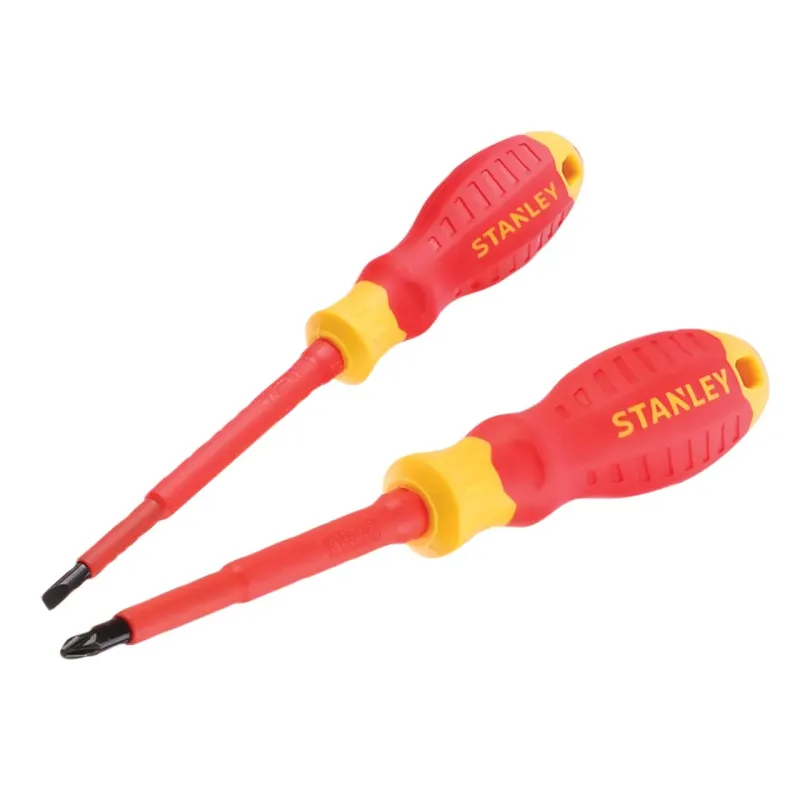 Stanley FatMax VDE Insulated Pozi & Slotted Screwdriver 2pcs Set STHT60030-0