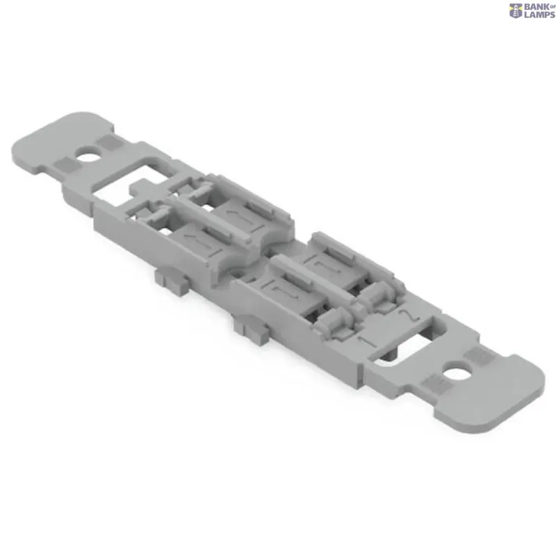 WAGO Mounting Carrier with Strain Relief 2-Way, For Inline 221-2512
