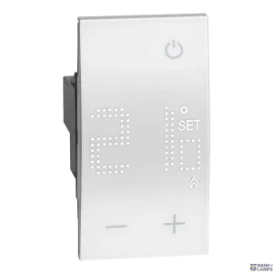BTicino KW4441 — Room termostats Living Now 230V, 0–40°C Range, 2 Modules, IP20, Flush-Mounted