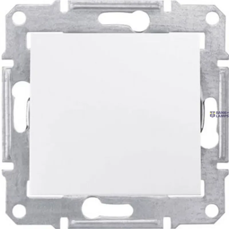 Schneider Electric Frame Sedna, White, Intermediate Switch - 10AX Without SDN0500121