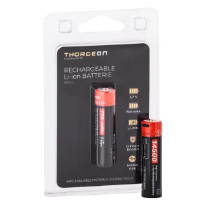 THORGEON 06014 — Rechargeable Li-ion Batterie 3.7V 750Mah