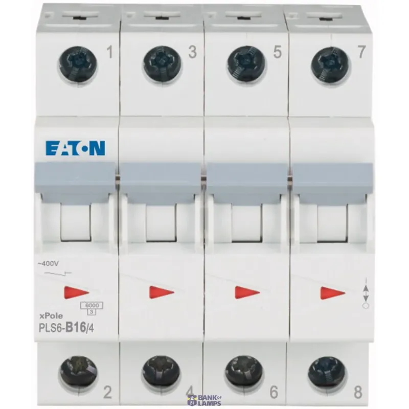 EATON Miniature circuit breaker (MCB), 16 A, 4p, characteristic: B 243061