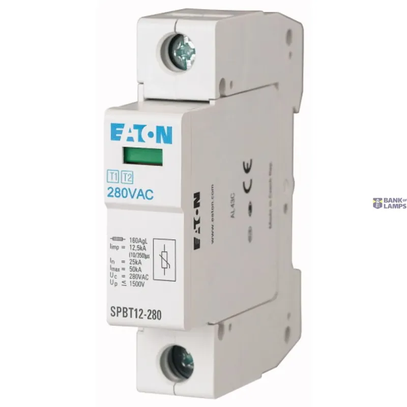 EATON SPBT12-280/1 Lightning current and surge arresters, 12, 5 158306