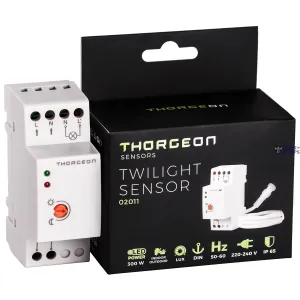 THORGEON 02011 — Twilight Sensor 300W Max. switching power 1200W IP65 DIN THORGEON 02011 — Twilight Sensor 300W Max. switching power 1200W IP65 DIN