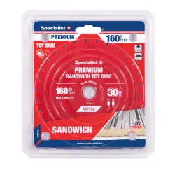 Cutting disks 160x30Tx20mm, Sandwich PREMIUM, SPECIALIST+