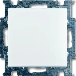 Busch-Jaeger 2CKA001012A2142 — 2006/6 UC-94-507 Cover Plates (partly incl. Insert) Rocker/button Two-way switch alpine white - Basic55