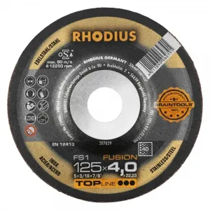 RHODIUS FS1 шлифовки disks 125x4 mm