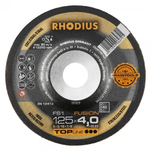 RHODIUS RHODIUS FS1 slīpēšanas disks 125x4 mm 250-207829