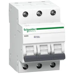 Schneider Electric A9K02320 — automātslēdzis Acti9 Lite K60N, 3P, 20A, 6kA, C Curve