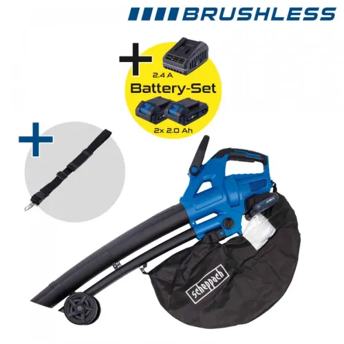 Scheppach Cordless leaf blower/vacuum 3-in-1 BC-BLV720-X, SET S2.5, Scheppach 5912105400