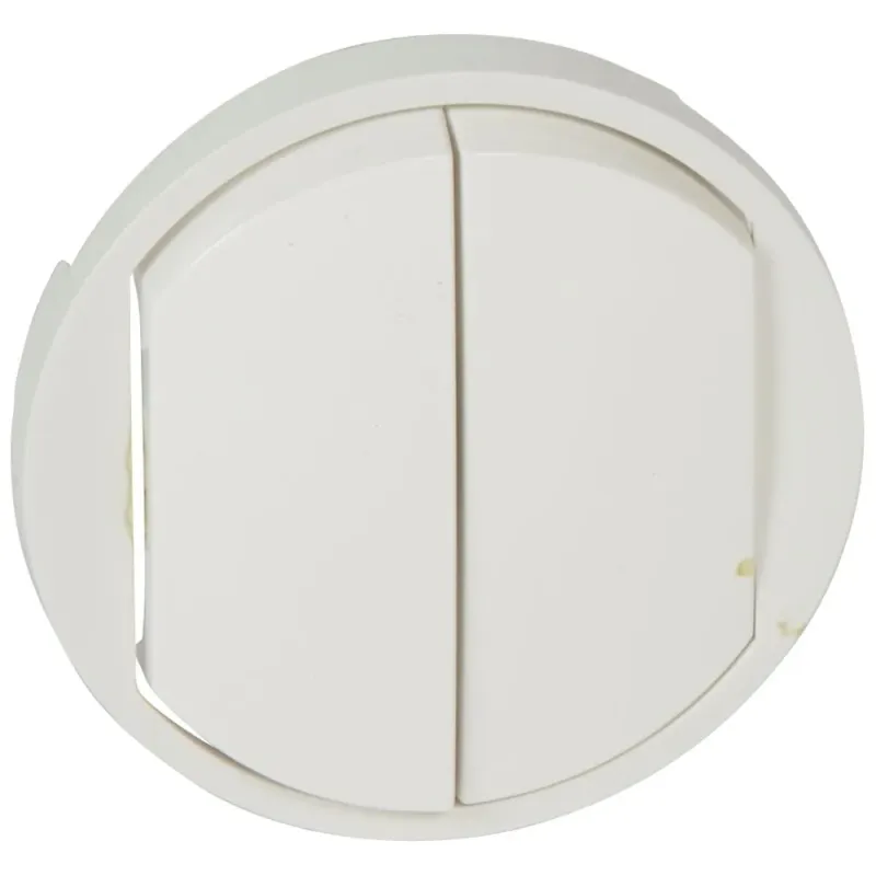 Legrand Cover Plate RAL 9003, White, Snap-in, Thermoplastic 068002