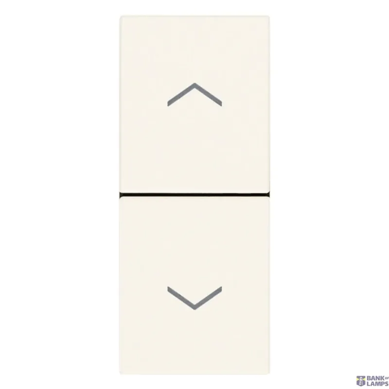 Vimar Two interlocked NO+NO 10A button white 30062-B