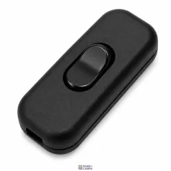 THORGEON 19026 — Inline Cord Switch for Round Cable, 1-Pole, 2A, 250V, black THORGEON 19026 — Inline Cord Switch for Round Cable, 1-Pole, 2A, 250V, black