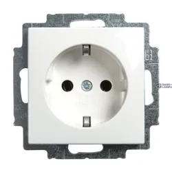 Busch-Jaeger 2CKA002011A6232 — Schuko Socket Outlet Insert 20 EUC-914 Alpine White Busch-Jaeger 2CKA002011A6232 — Schuko Socket Outlet Insert 20 EUC-914 Alpine White