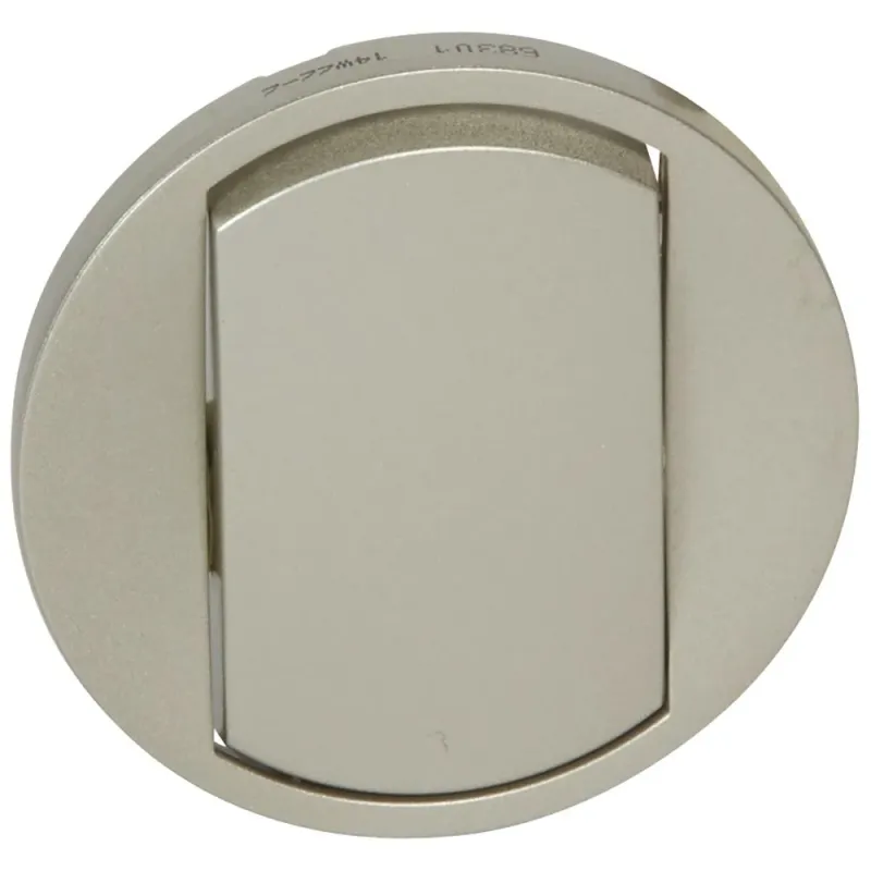 Legrand Cover Plate RAL 7006, Titanium, Snap-in, Thermoplastic 068301