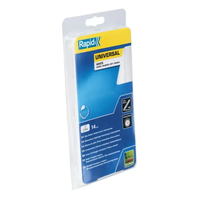 Rapid Gluesticks 12x190mm, white, universal, 250g, Rapid 40107361